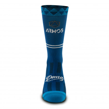 CHAUSSETTES CYCLISME ARMOS DANA BLEU - MI-HAUTES