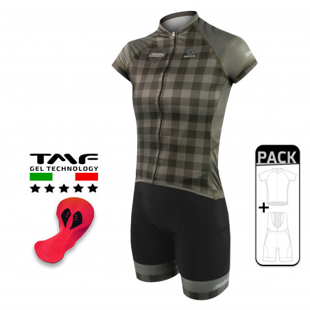 PACK ÉTÉ GRAVEL FEMME ARMOS CONQUEST - TAUPE