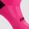 CHAUSSETTES COURTES CYCLISME ARMOS TALISMAN MI-HAUTES ROSE FLUO