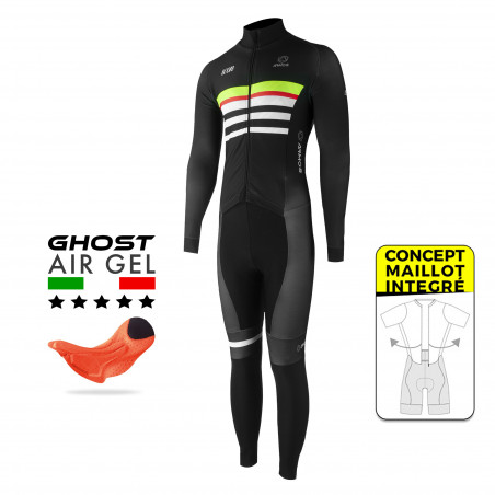 COMBINAISON CYCLISME THERMIQUE HIVER PRO ARMOS ICON LIME FLUO