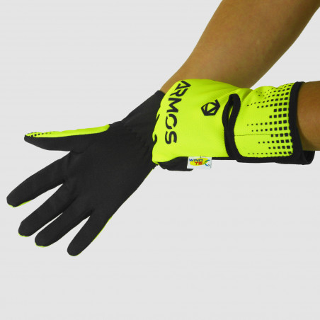 GANTS LONGS AUTOMNE/HIVER ARMOS THERMO JAUNE FLUO