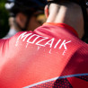 MAILLOT SILASPORT MOZAIK STYLE ROUGE MC