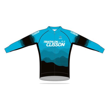 MAILLOT PRO Manches longues - BU322 - CLISSON TRIATHLON