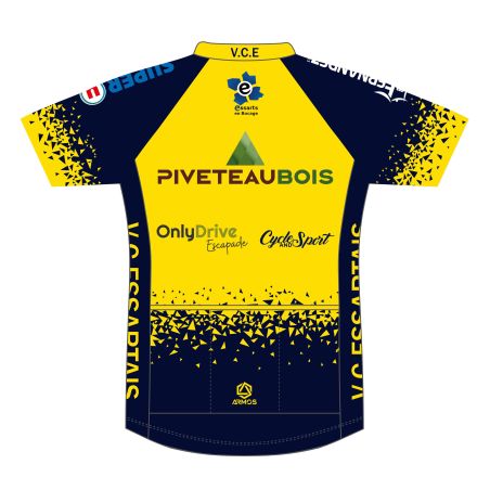 MAILLOT PRIMO ENFANT Manches courtes - BU420E - VELO CLUB ESSARTAIS