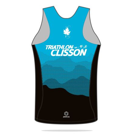 DÉBARDEUR RUNNING HOMME PERFO - BU703H - CLISSON TRIATHLON