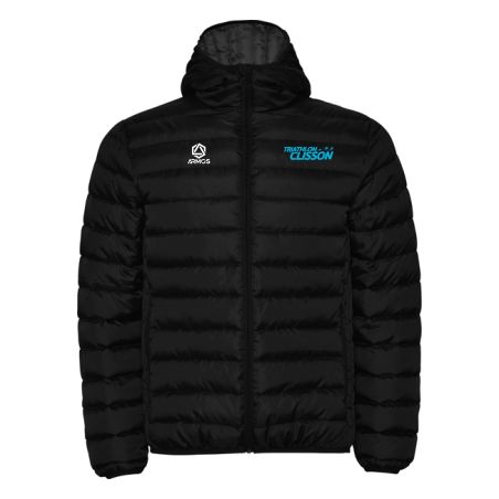 VESTE DOUDOUNE CAPUCHE Homme - R5090 - CLISSON TRIATHLON