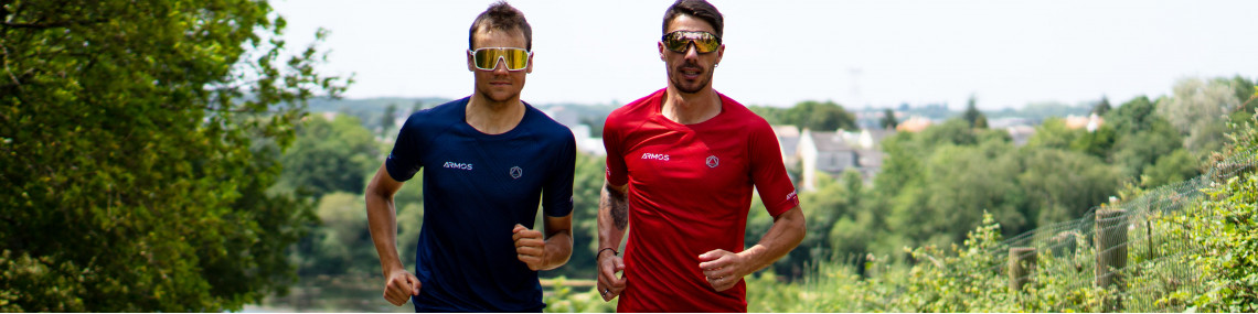 Maillots running homme pour le jogging, le trail et le Marathon - ARMOS